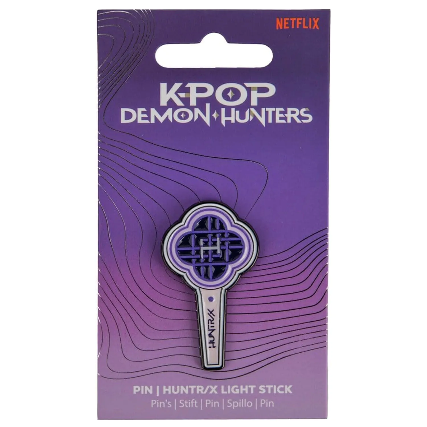 KPop Demon Hunters odznak HUNTR/X Light Stick fotografii produktu