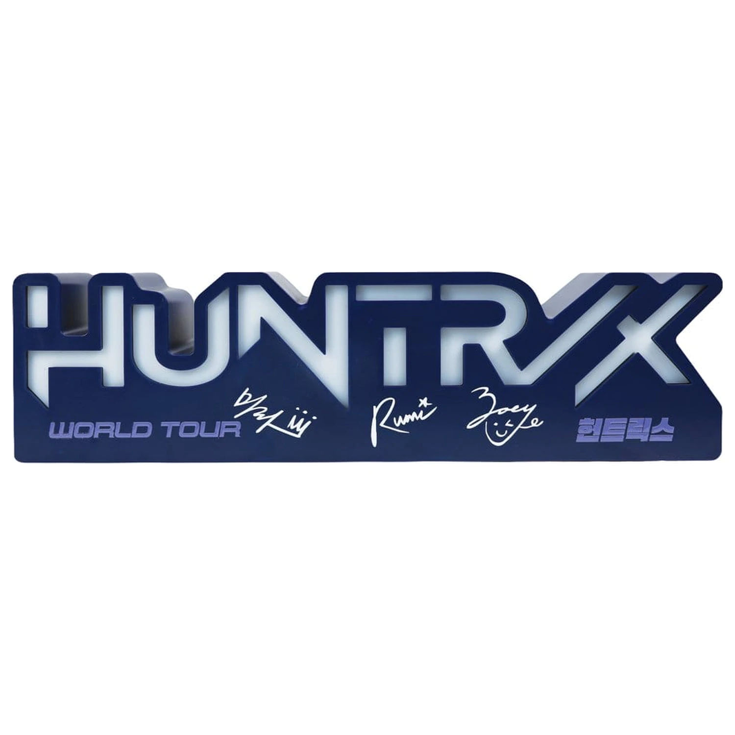 KPop Demon Hunters Lamp Huntr/x Logo fotografii produktu