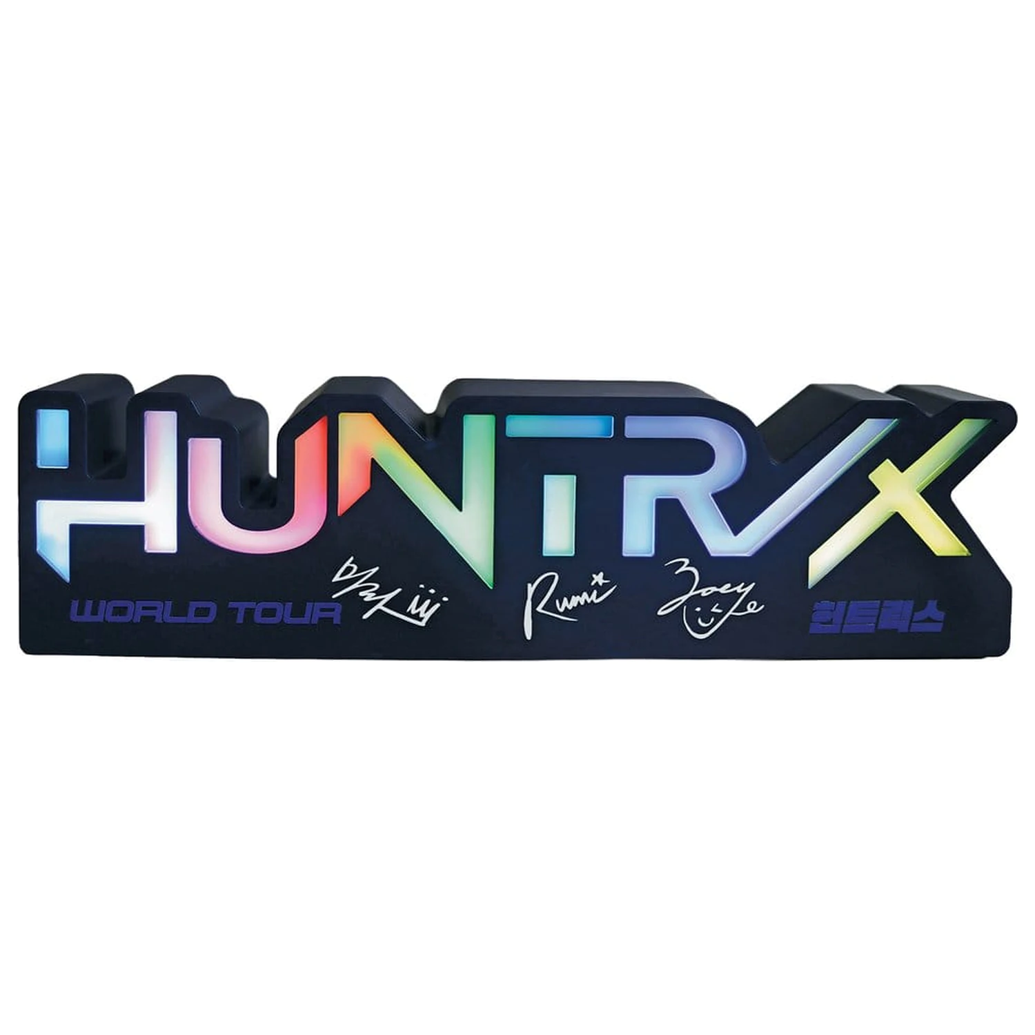 KPop Demon Hunters Lamp Huntr/x Logo fotografii produktu