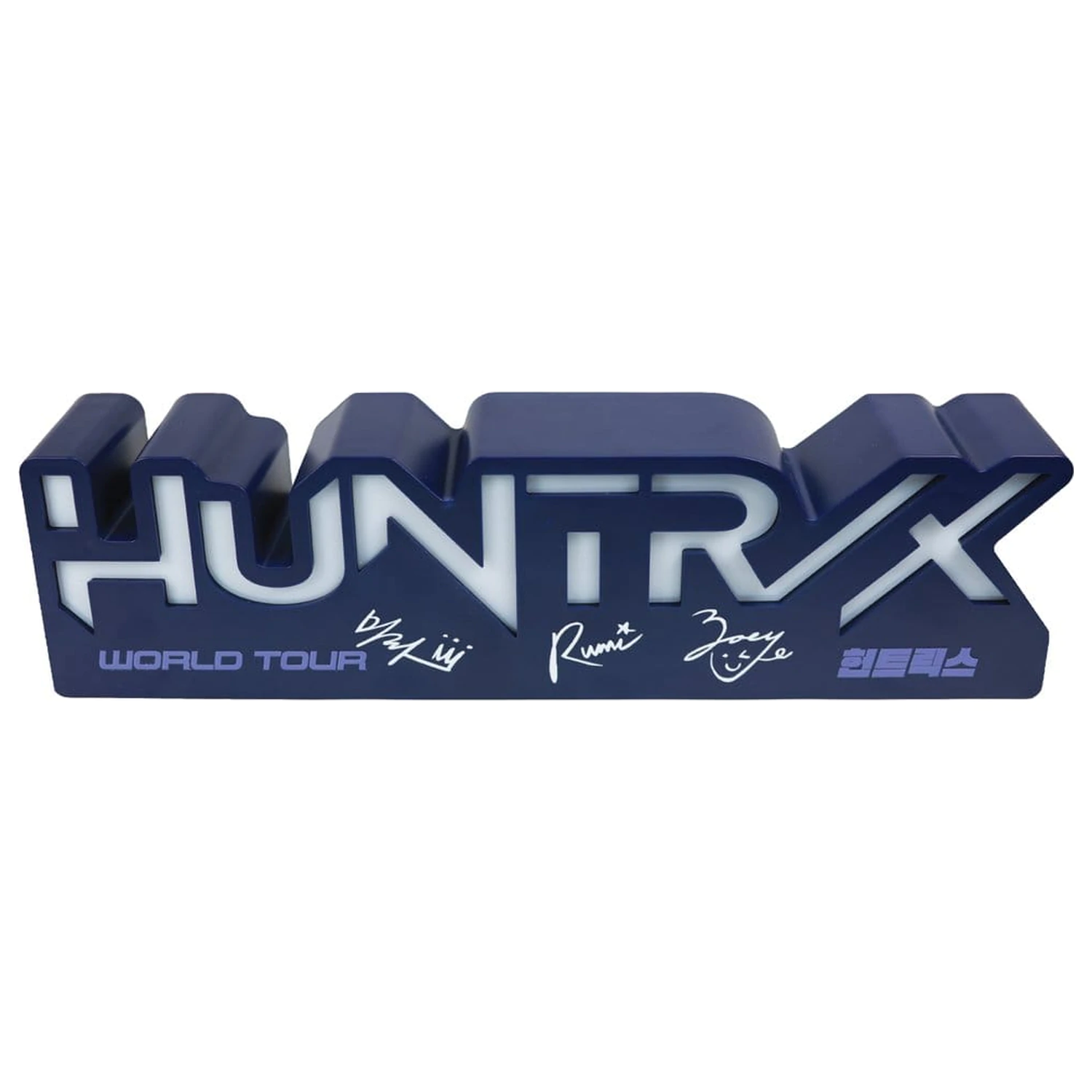 KPop Demon Hunters Lamp Huntr/x Logo fotografii produktu