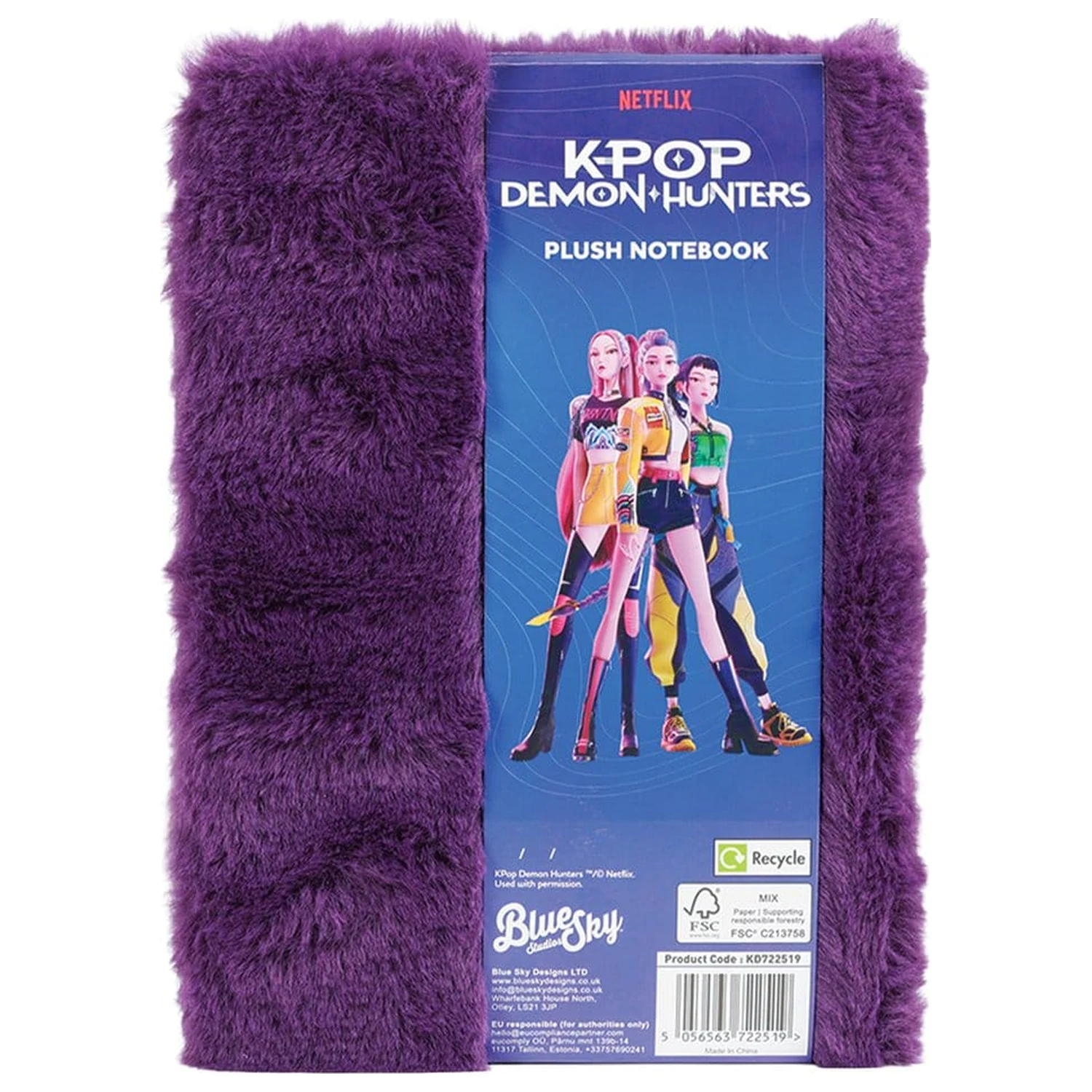 KPop Demon Hunters A5 Zápisník Huntr/x Plyšák fotografii produktu