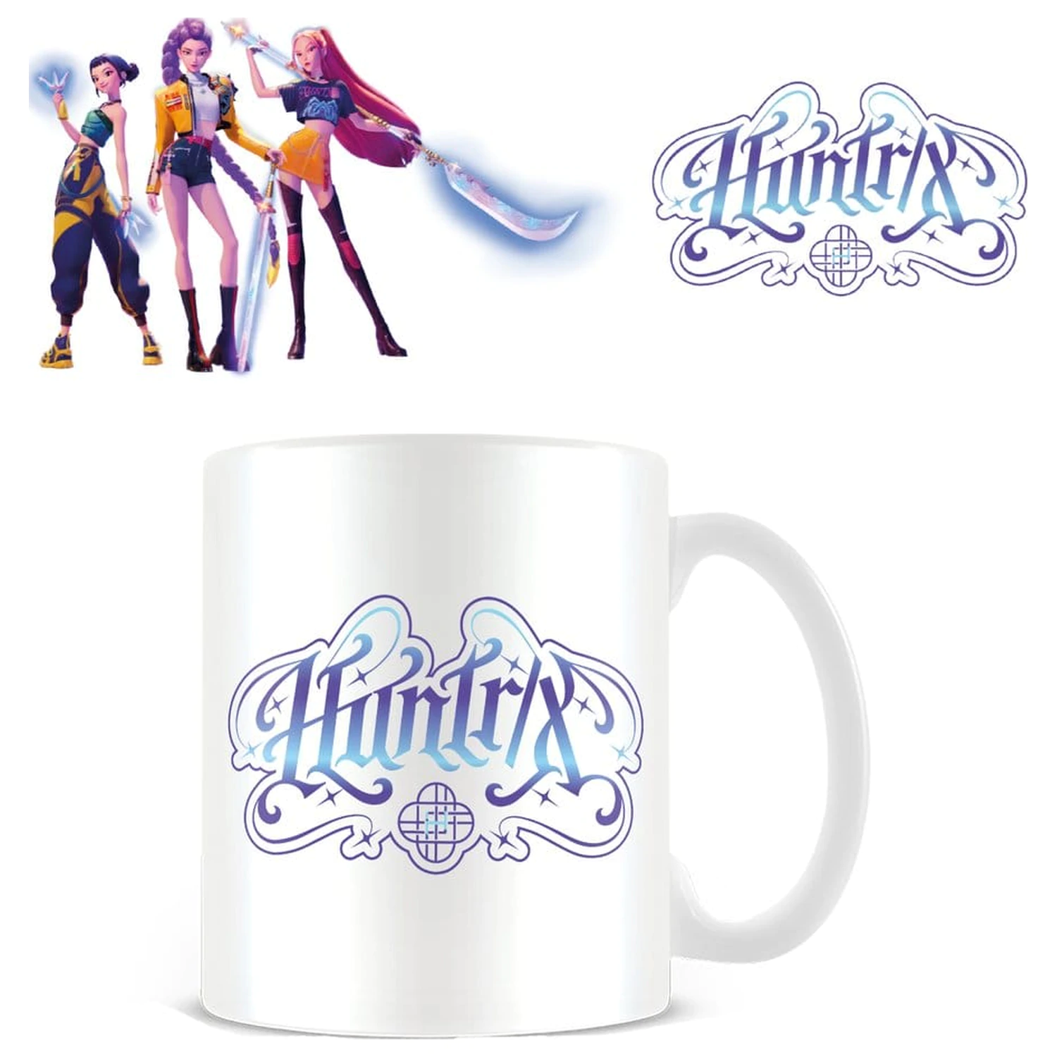 KPop Demon Hunters hrnek Huntrix Group Bílý fotografii produktu