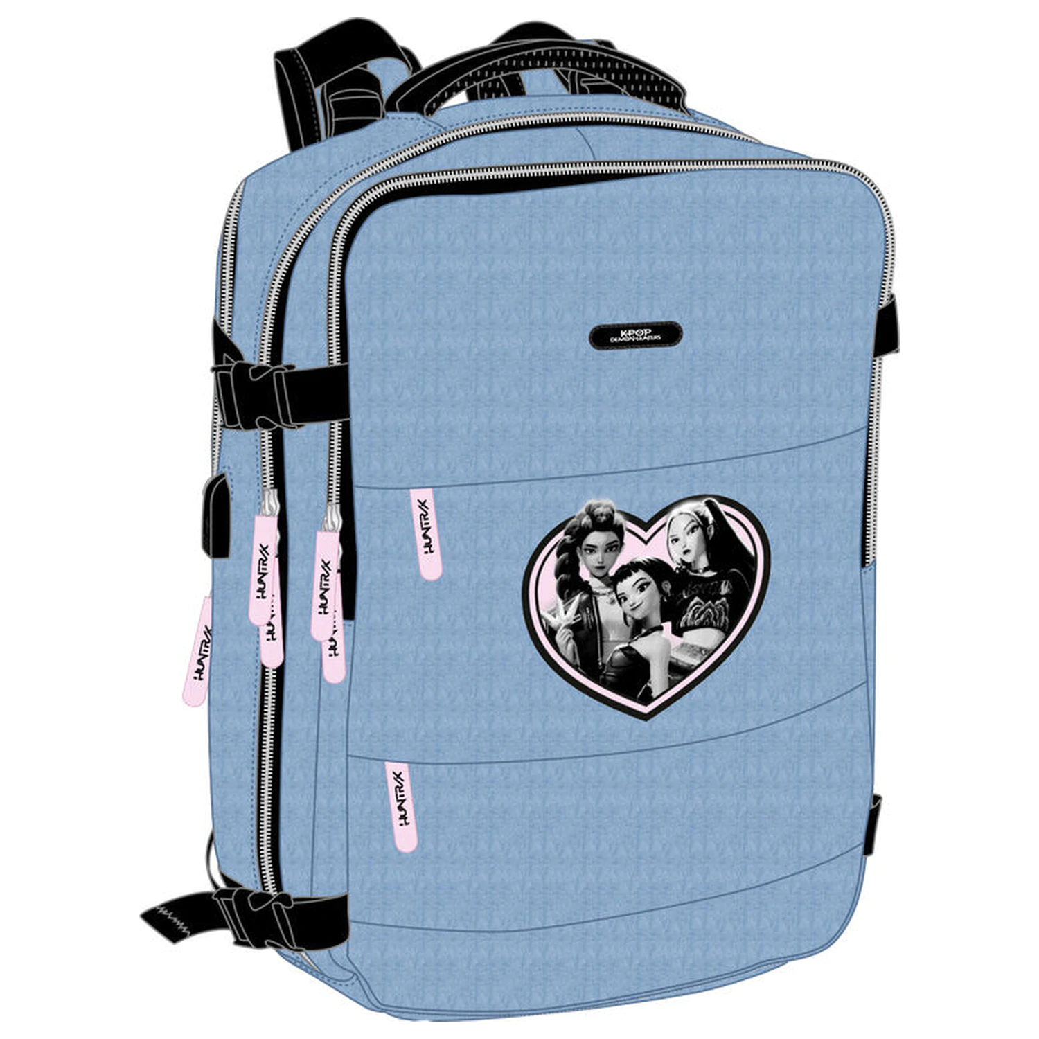 Kpop Demon Hunters Huntrix Cabin cestovní batoh 44cm fotografii produktu