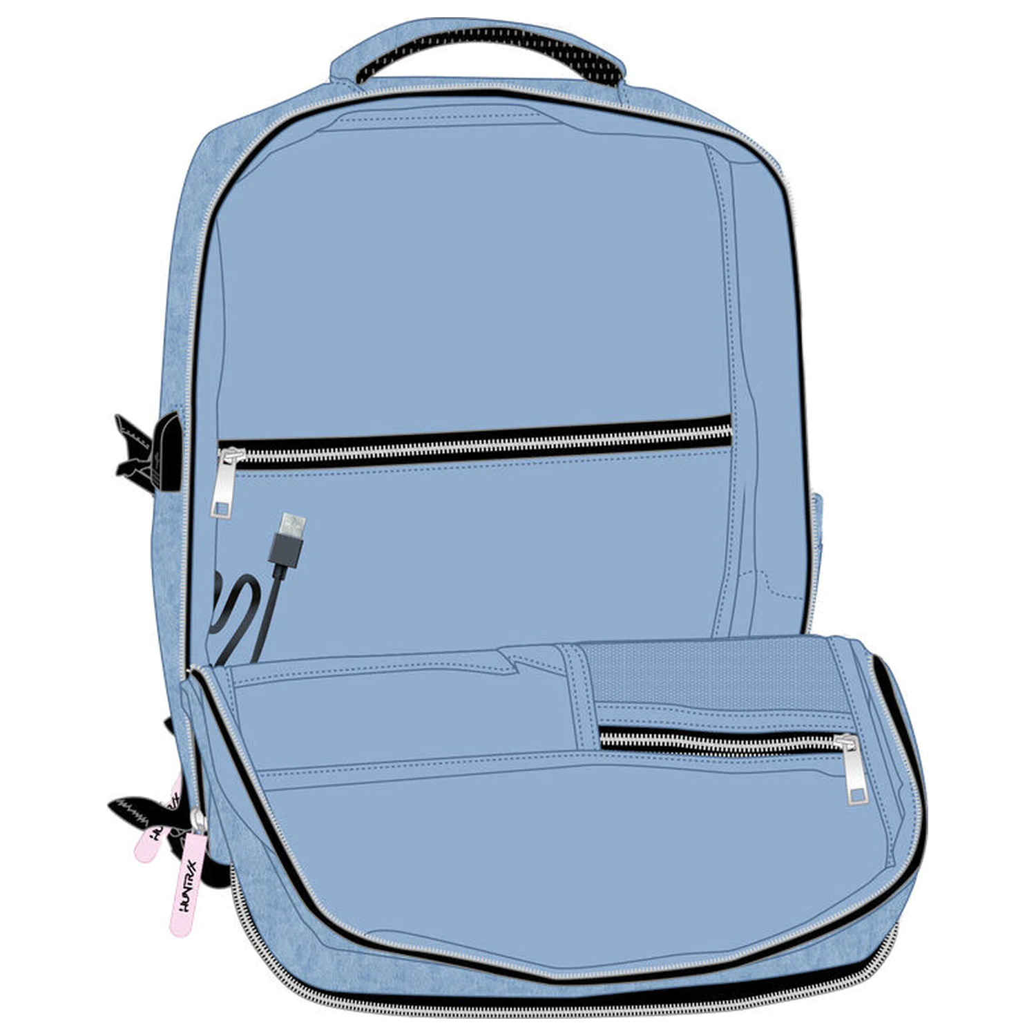 Kpop Demon Hunters Huntrix Cabin cestovní batoh 44cm fotografii produktu