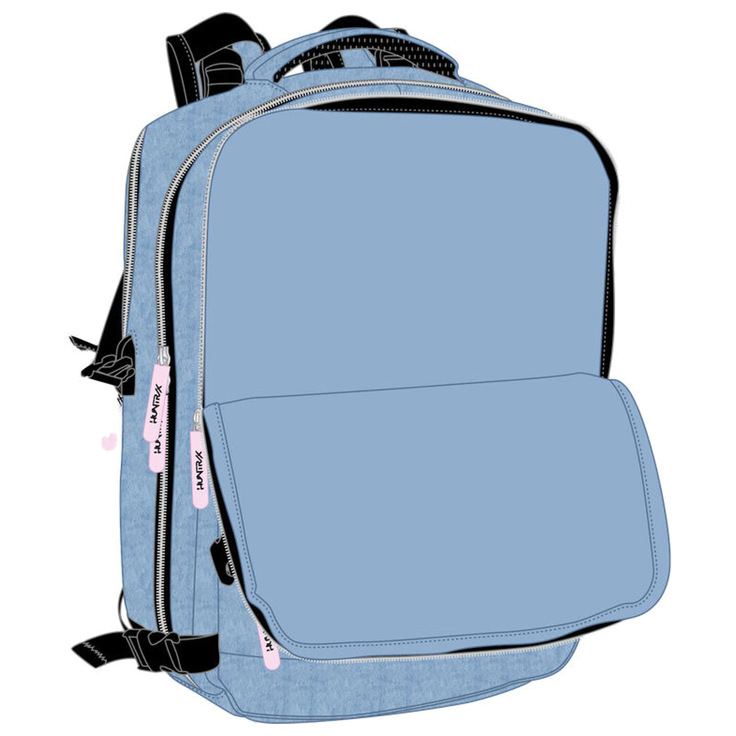 Kpop Demon Hunters Huntrix Cabin cestovní batoh 44cm fotografii produktu