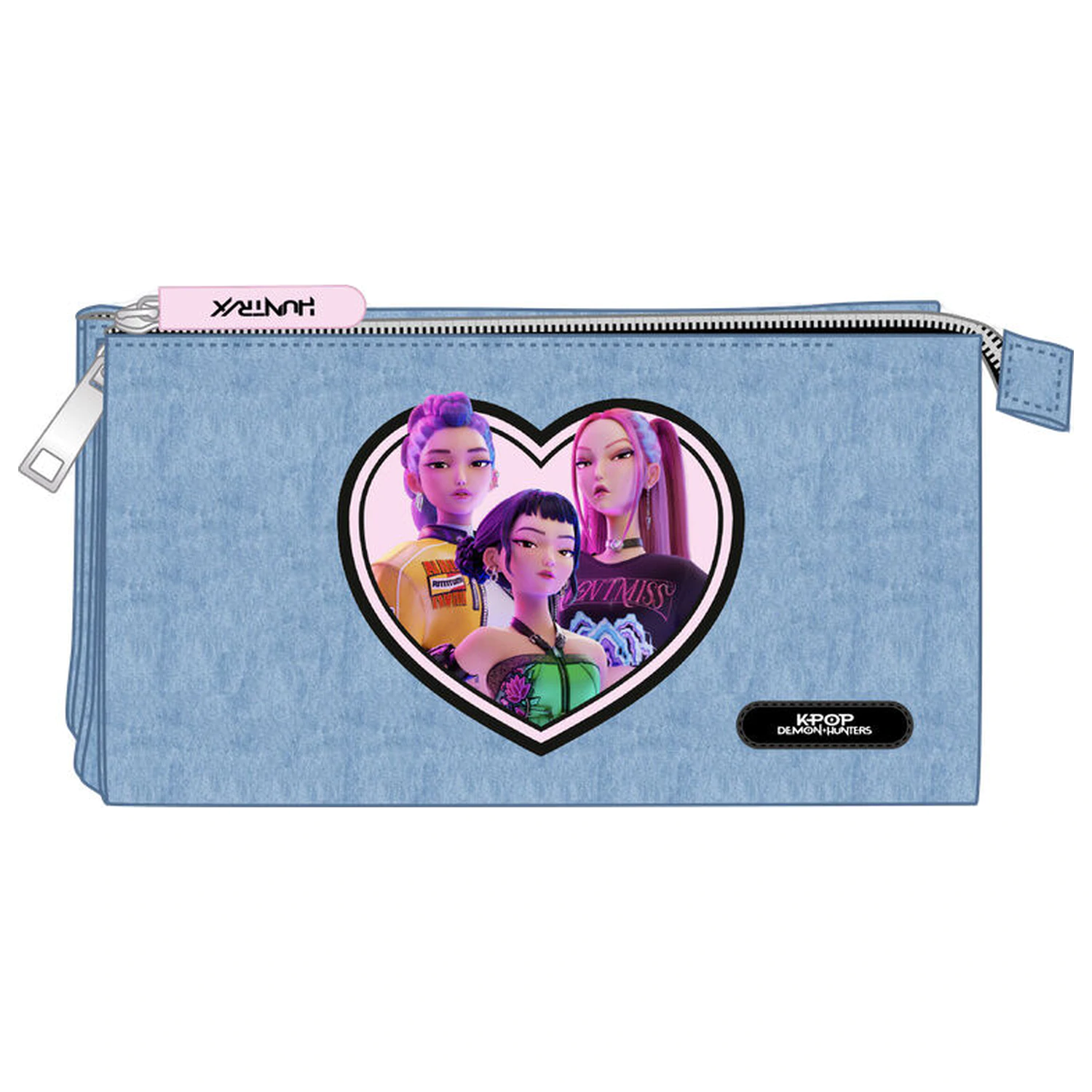 Kpop Demon Hunters Huntrix trojitý penál fotografii produktu