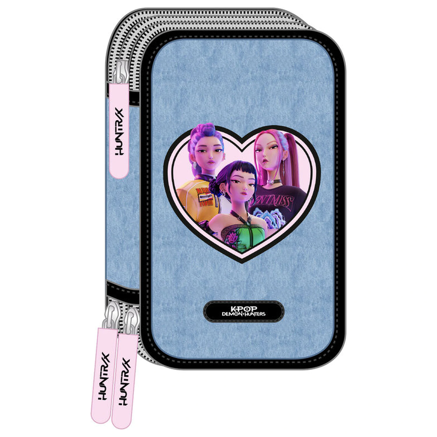 Kpop Demon Hunters Huntrix trojitý penál 37 ks fotografii produktu