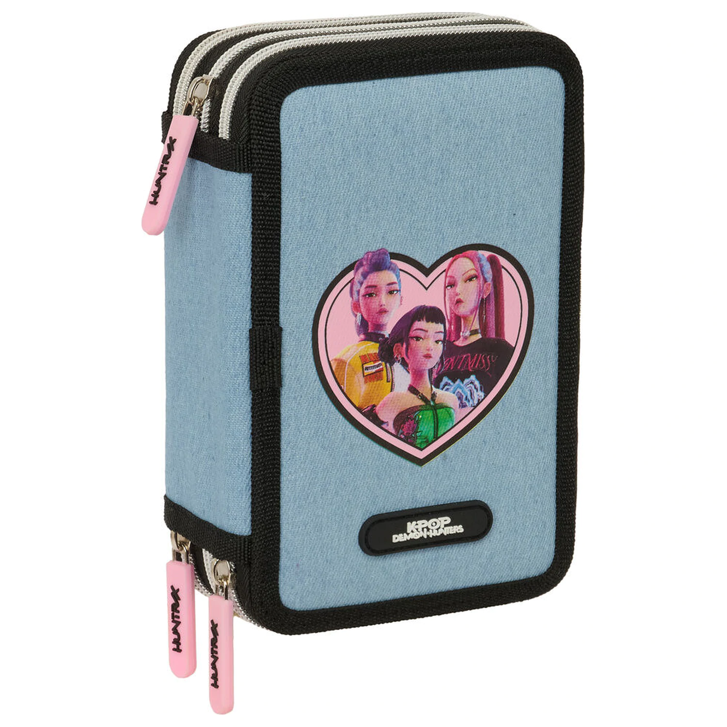 Kpop Demon Hunters Huntrix trojitý penál 37 ks fotografii produktu