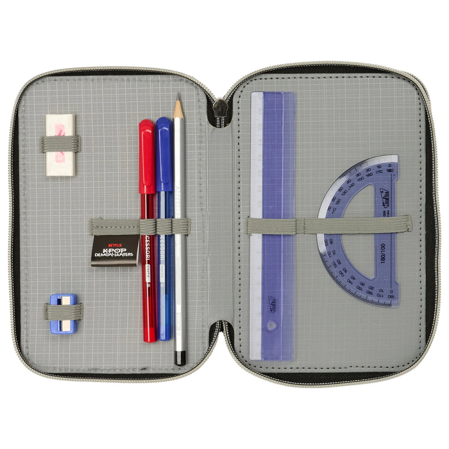 Kpop Demon Hunters Huntrix trojitý penál 37 ks fotografii produktu