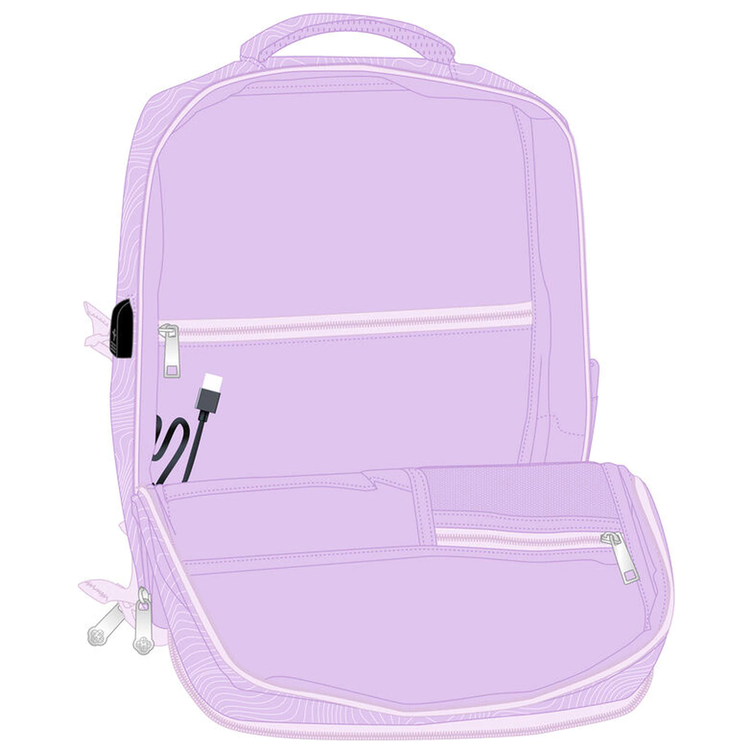 Demon Hunters Kpop Iconic Cabin cestovní batoh 44cm fotografii produktu