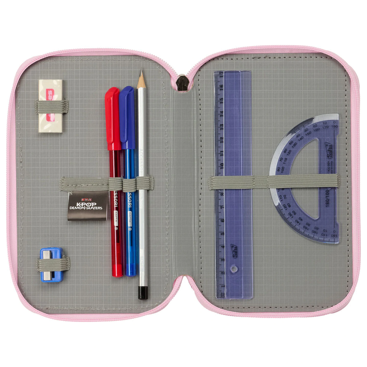Kpop Demon Hunters Ikonické trojité pouzdro na tužky 37 kusů fotografii produktu