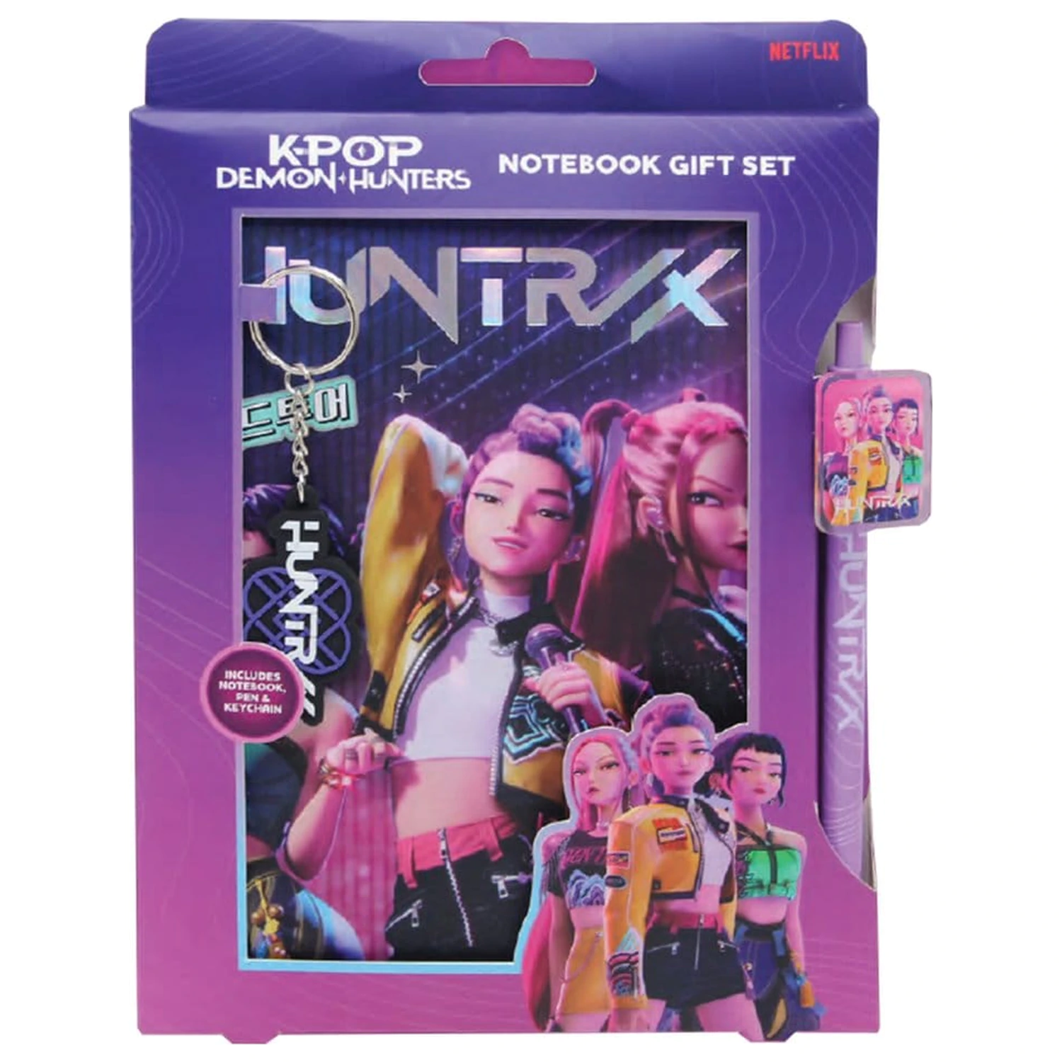 KPop Demon Hunters sešit Dárková sada Huntr/x fotografii produktu
