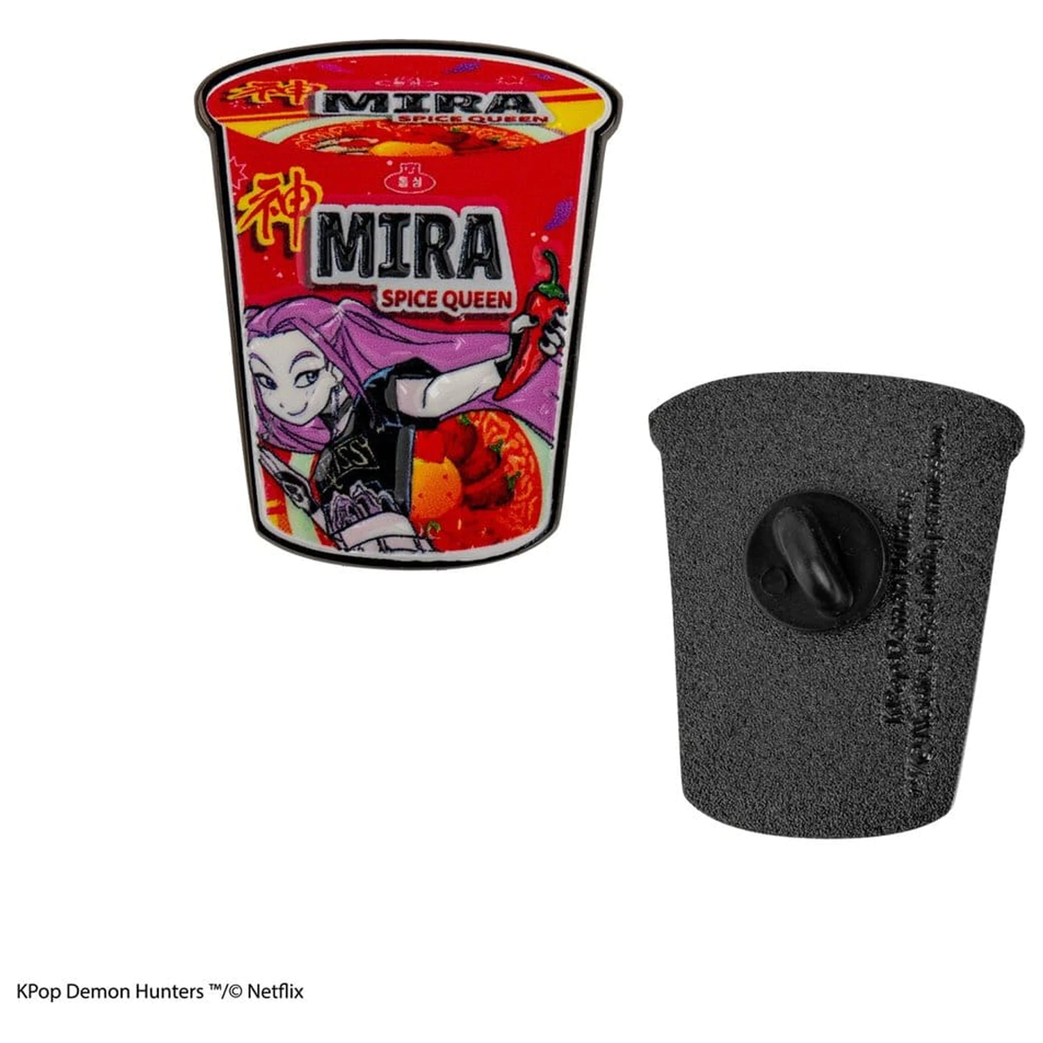 KPop Demon Hunters Pin Mira Spice Queen Nudle fotografii produktu