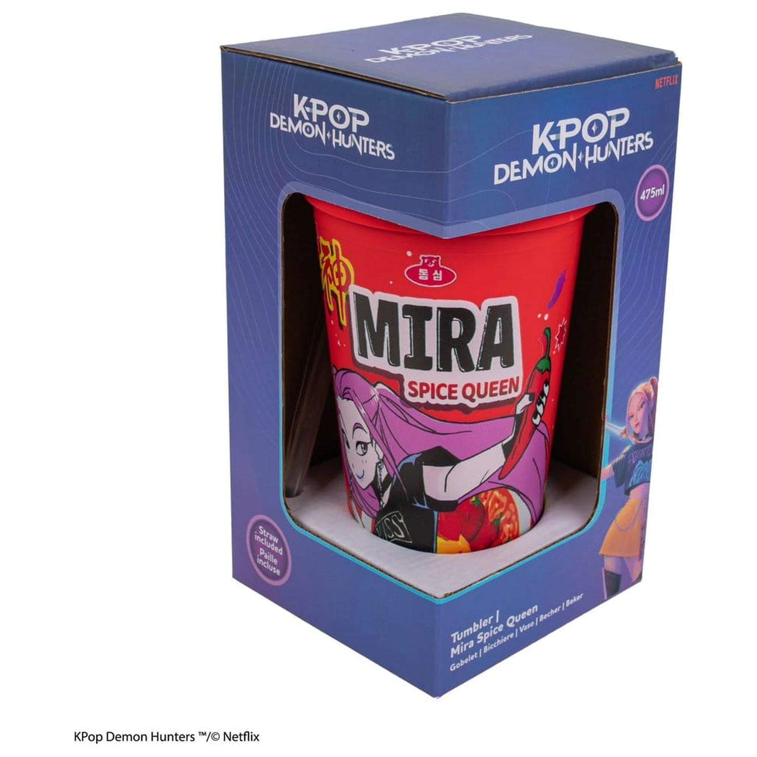 KPop Demon Hunters Tumbler Mira Spice Queen fotografii produktu
