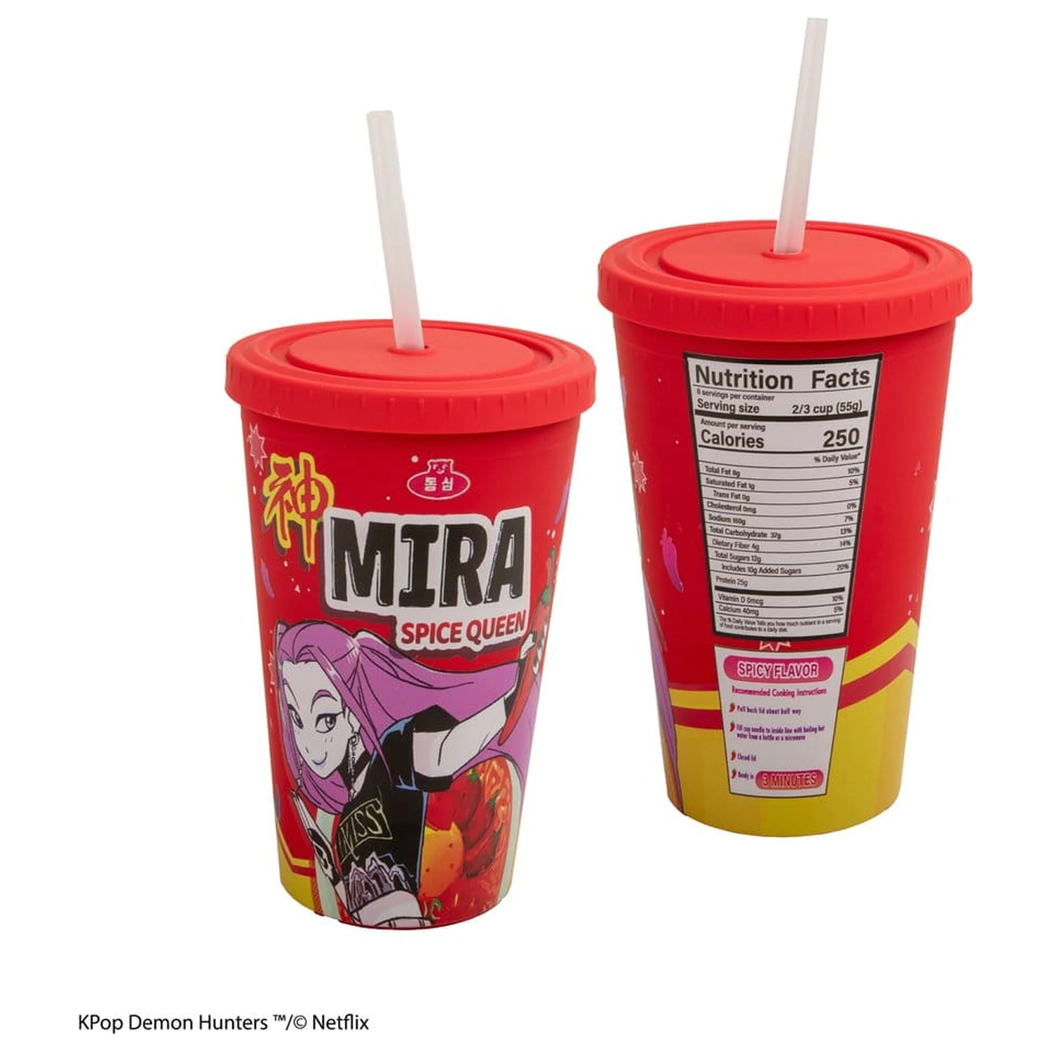 KPop Demon Hunters Tumbler Mira Spice Queen fotografii produktu