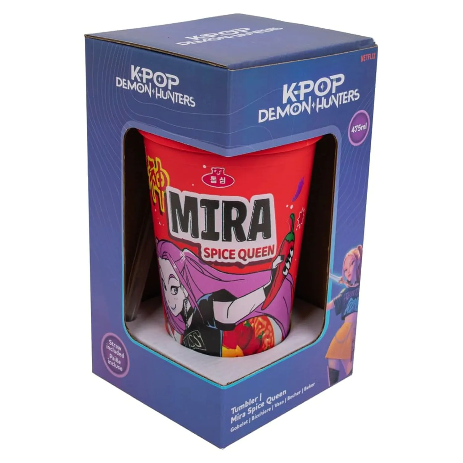 KPop Demon Hunters Tumbler Mira Spice Queen fotografii produktu