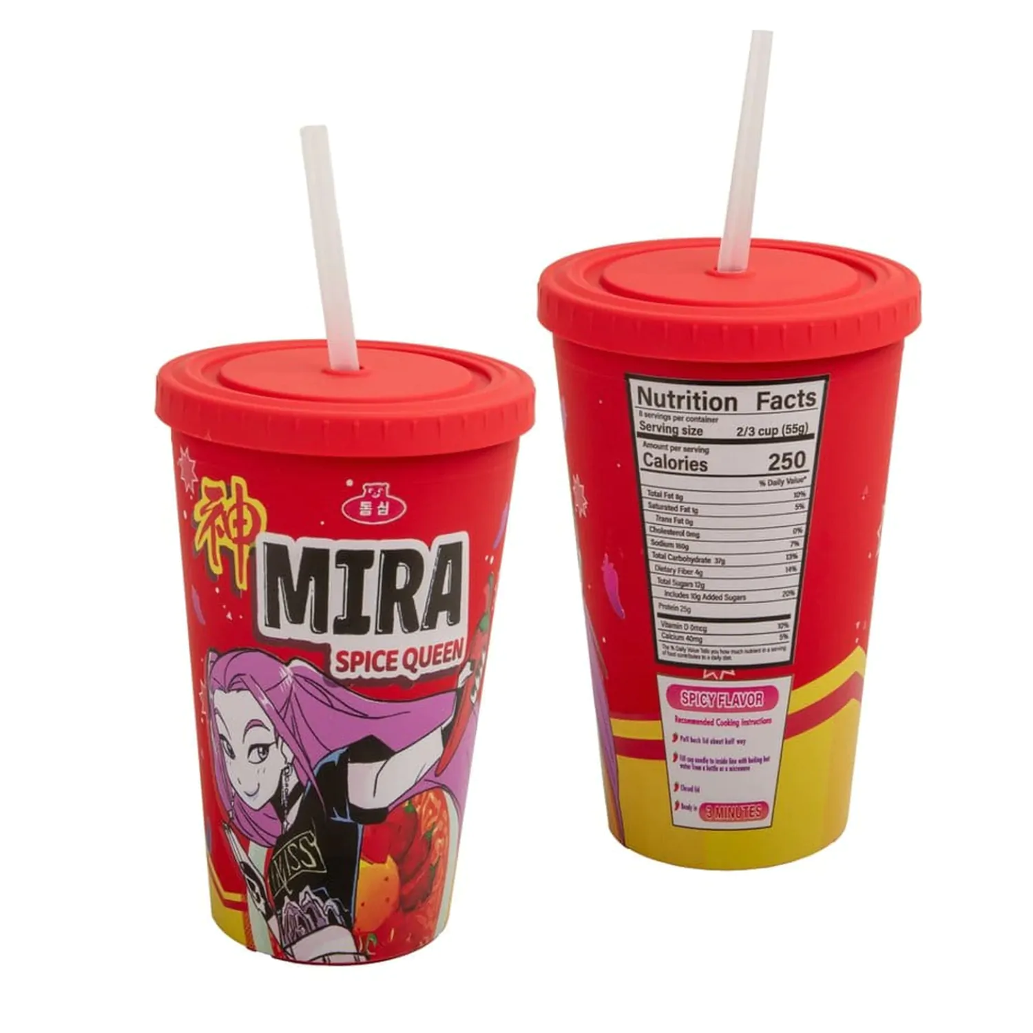 KPop Demon Hunters Tumbler Mira Spice Queen fotografii produktu