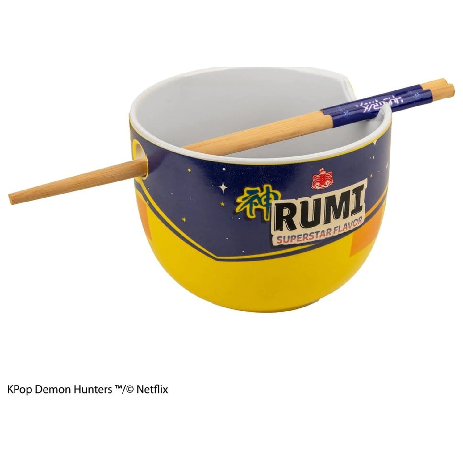 KPop Demon Hunters Ramen miska s hůlkami Rumi Superstar příchuť fotografii produktu