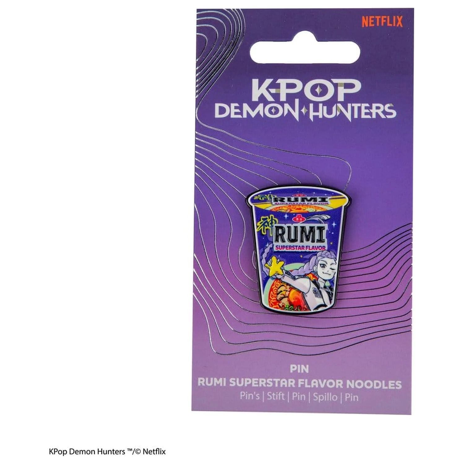 KPop Demon Hunters Špendlík Rumi Superstar Flavor Nudle fotografii produktu