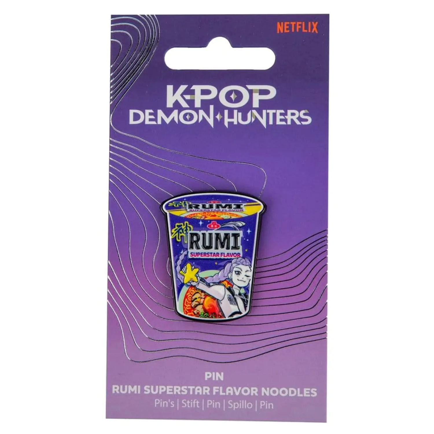 KPop Demon Hunters Špendlík Rumi Superstar Flavor Nudle fotografii produktu