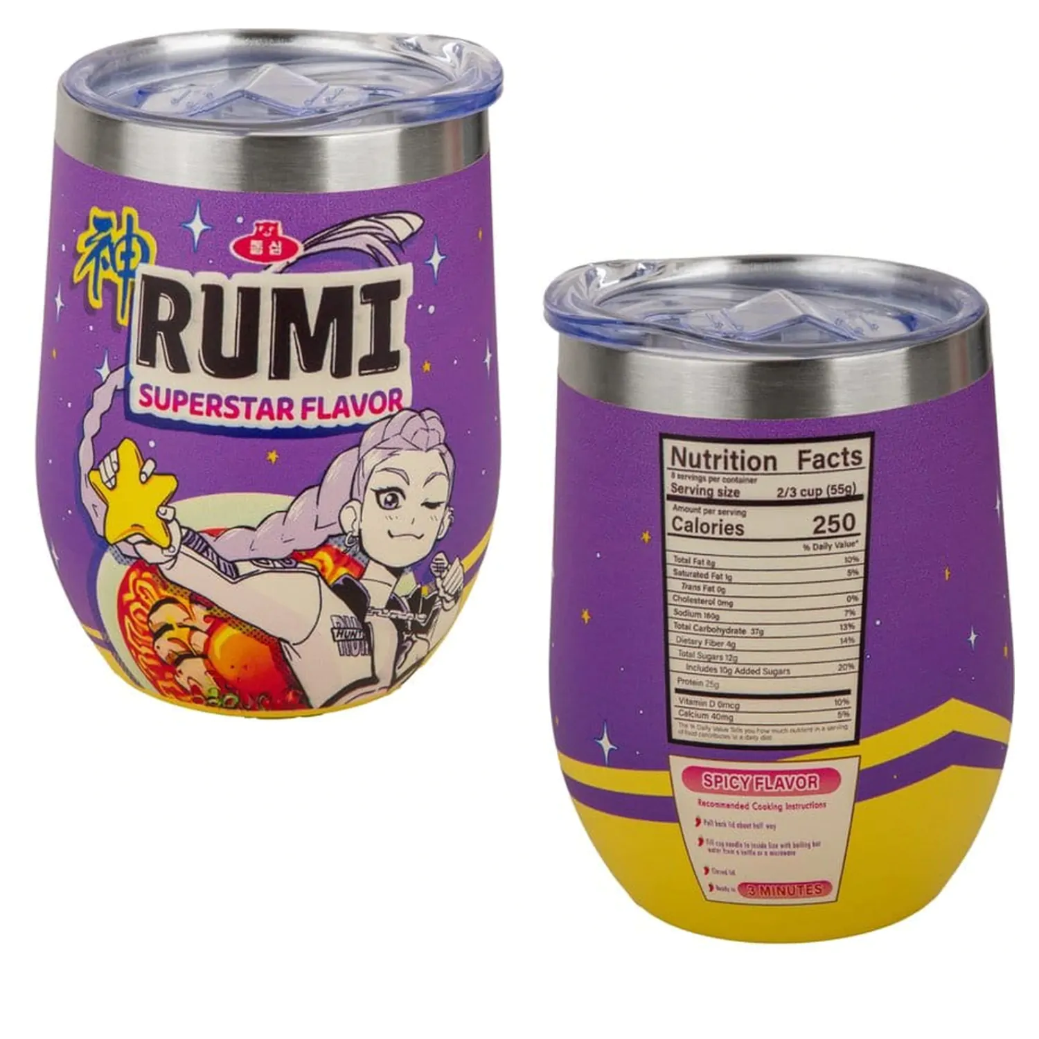 KPop Demon Hunters termohrnek Rumi Superstar Flavor fotografii produktu