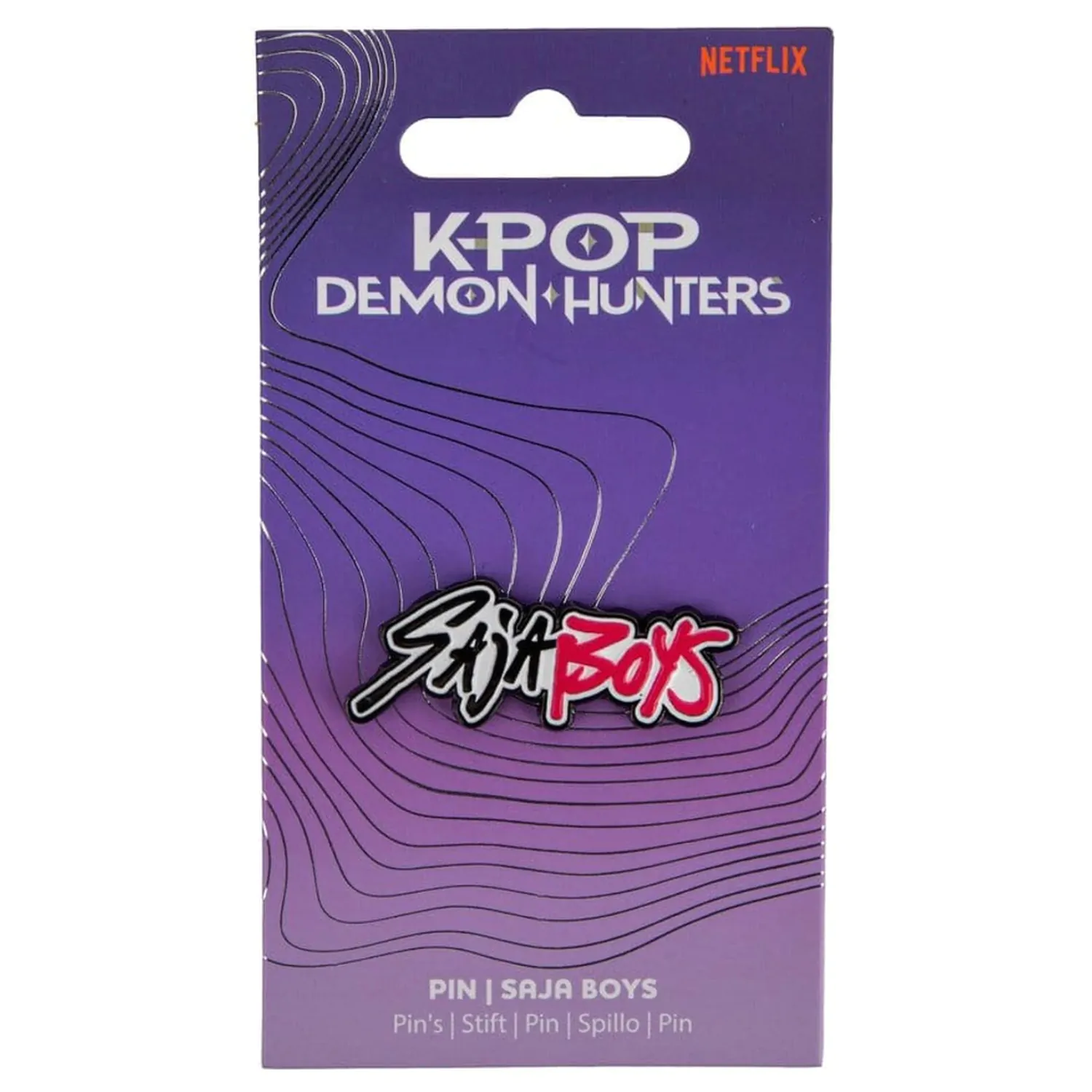 KPop Demon Hunters odznáček Saja Boys fotografii produktu