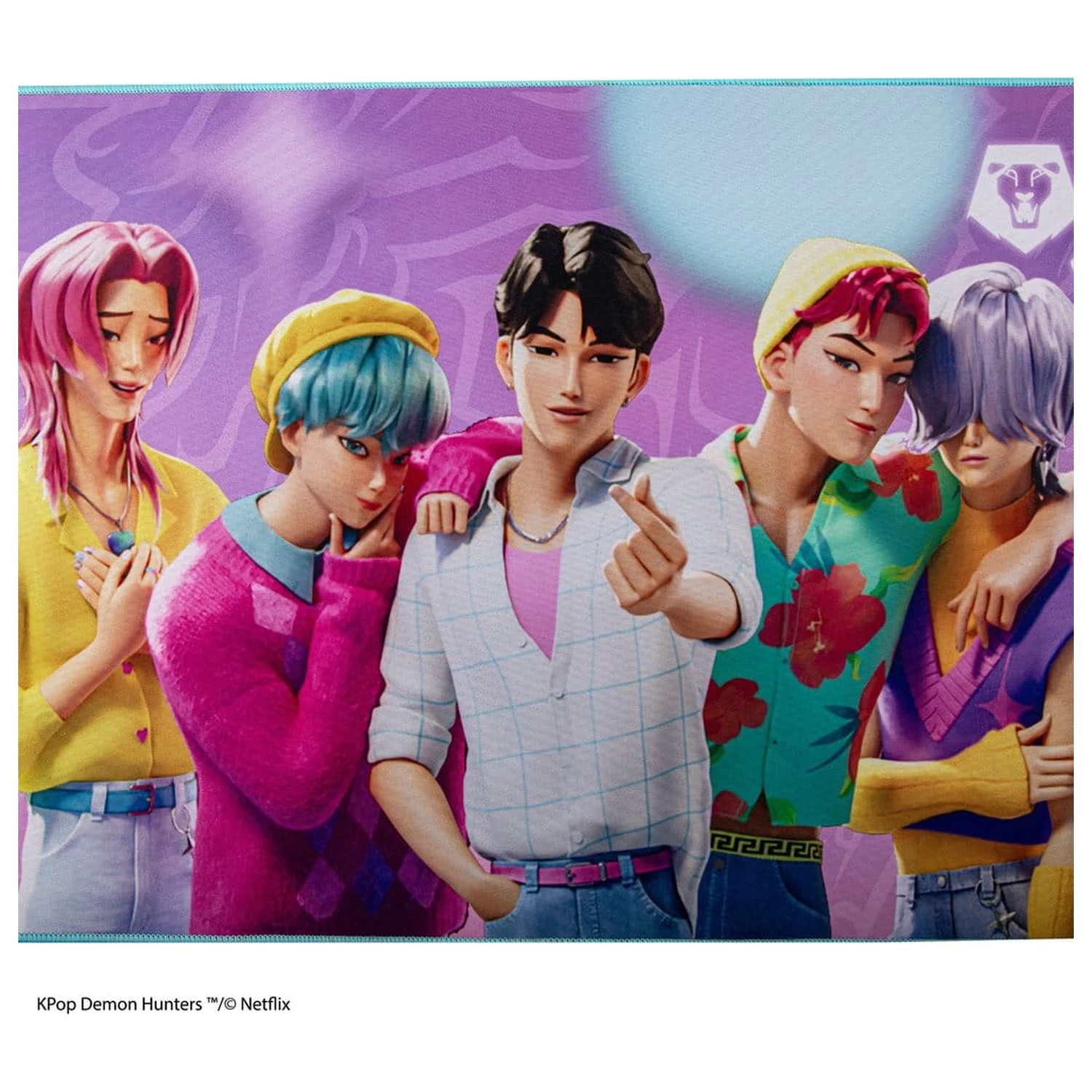 KPop Demon Hunters Podložka na stůl Saja Boys XL fotografii produktu