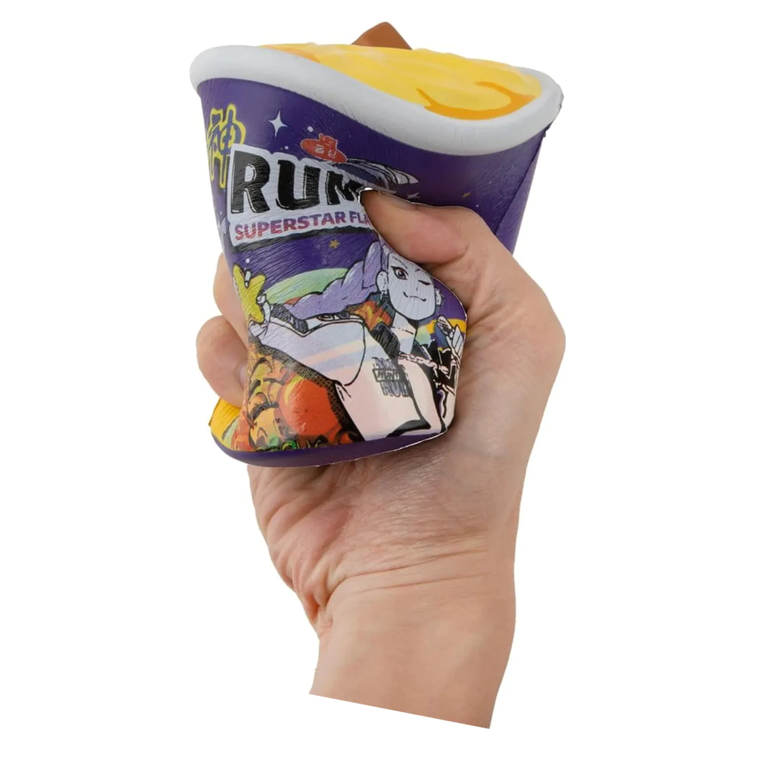 KPop Demon Hunters squishy antistresová figurka Rumi Superstar Flavor Noodles fotografii produktu
