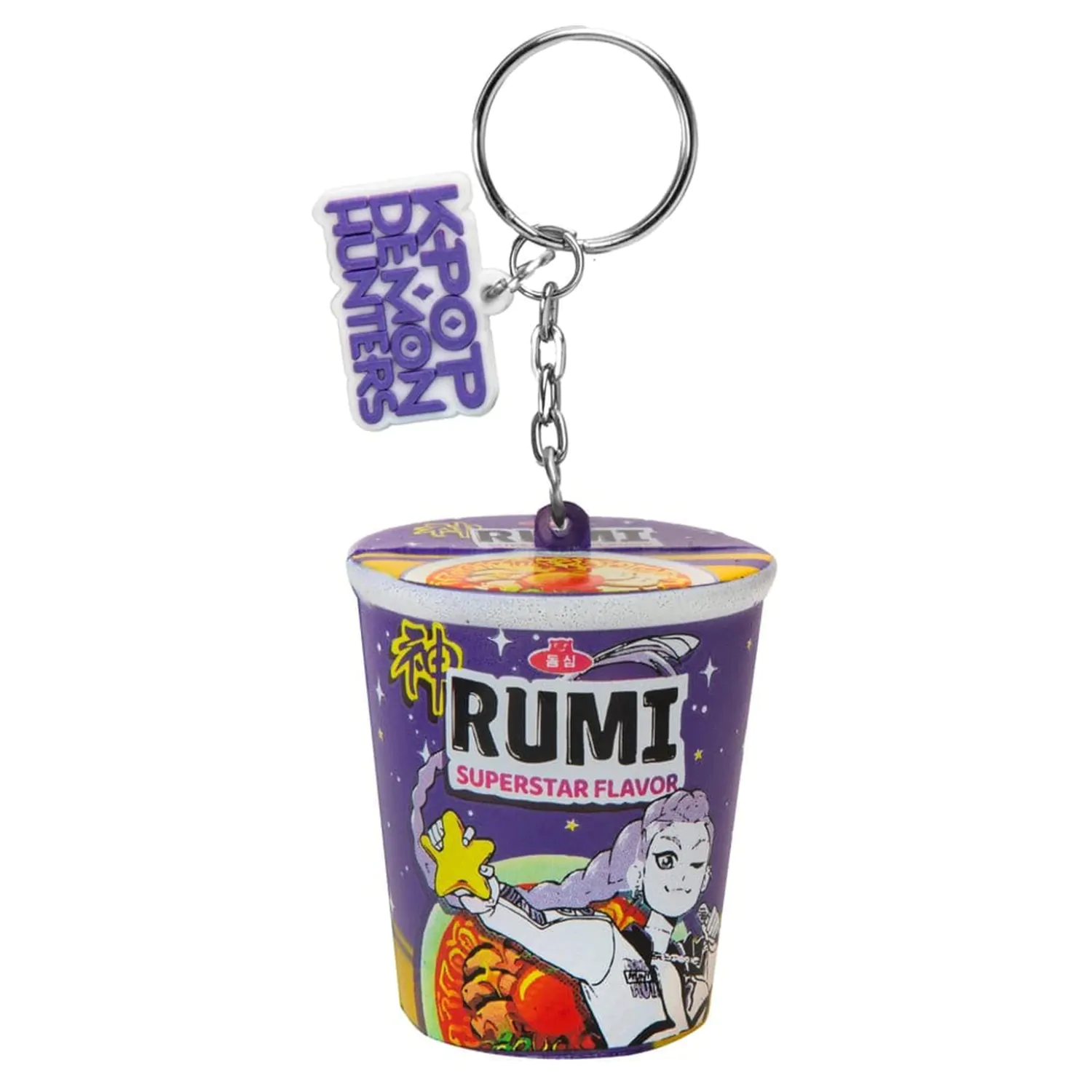 KPop Demon Hunters Squishy Klíčenka Rumi Superstar Flavor Noodles fotografii produktu