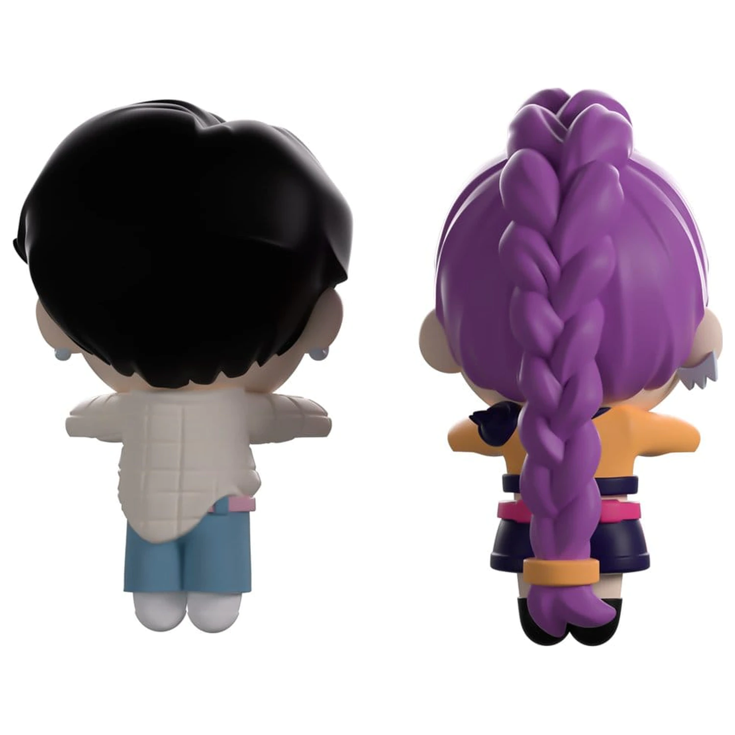 KPop Demon Hunters Vinylové figurky Jinu & Rumi Monitor Buddiez 6 cm fotografii produktu