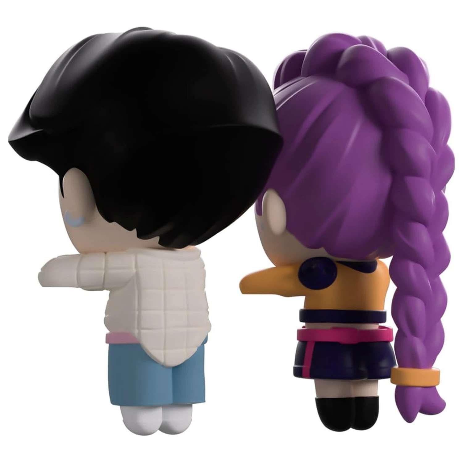 KPop Demon Hunters Vinylové figurky Jinu & Rumi Monitor Buddiez 6 cm fotografii produktu
