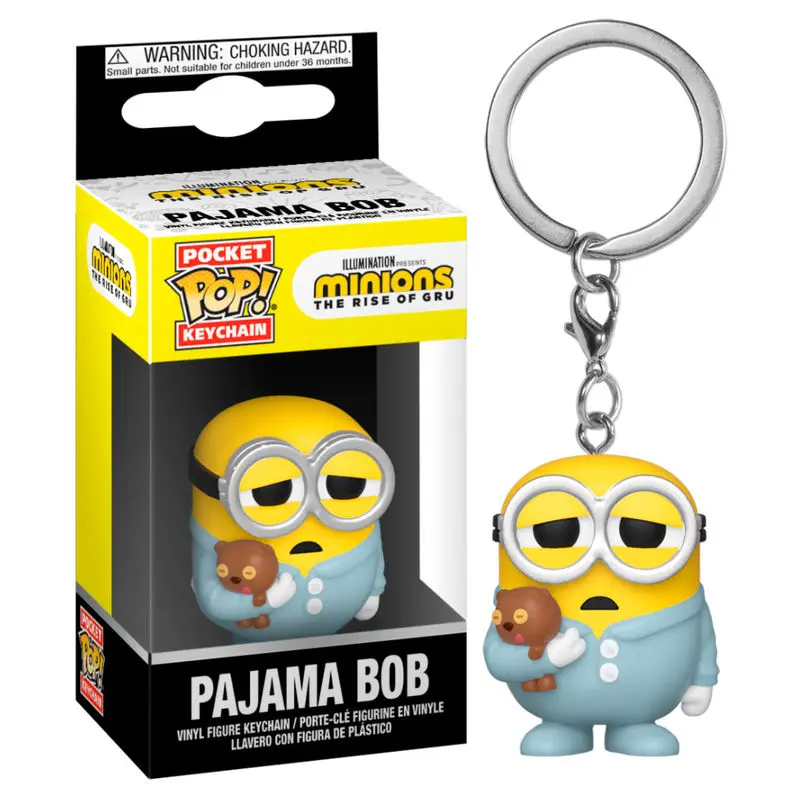 Minions II Kapesní POP! Vinylová klíčenka Pyžamo Bob 4 cm fotografii produktu