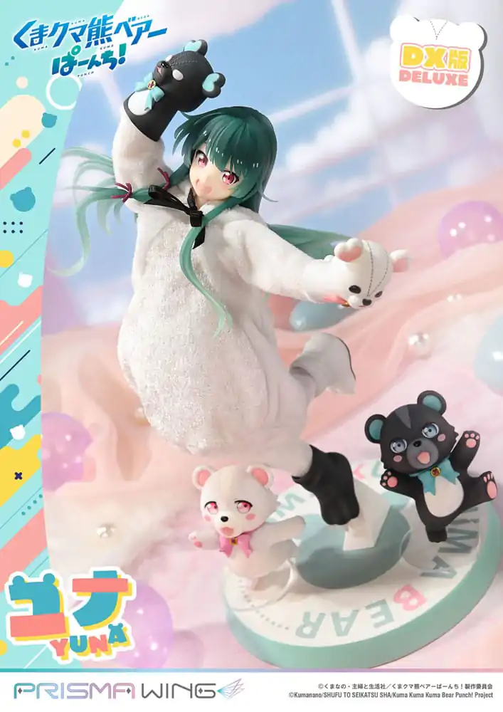 Kuma Kuma Kuma Bear Punch! Prisma Wing PVC Socha 1/7 Yuna Deluxe verze 28 cm fotografii produktu