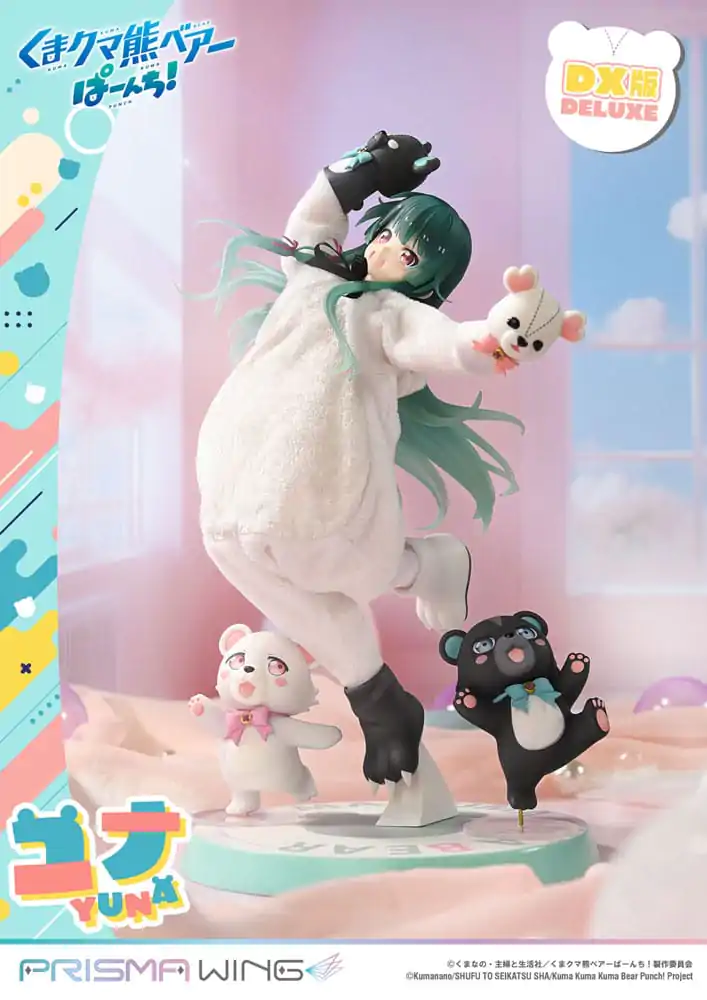 Kuma Kuma Kuma Bear Punch! Prisma Wing PVC Socha 1/7 Yuna Deluxe verze 28 cm fotografii produktu