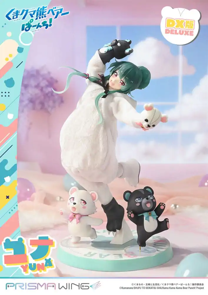 Kuma Kuma Kuma Bear Punch! Prisma Wing PVC Socha 1/7 Yuna Deluxe verze 28 cm fotografii produktu