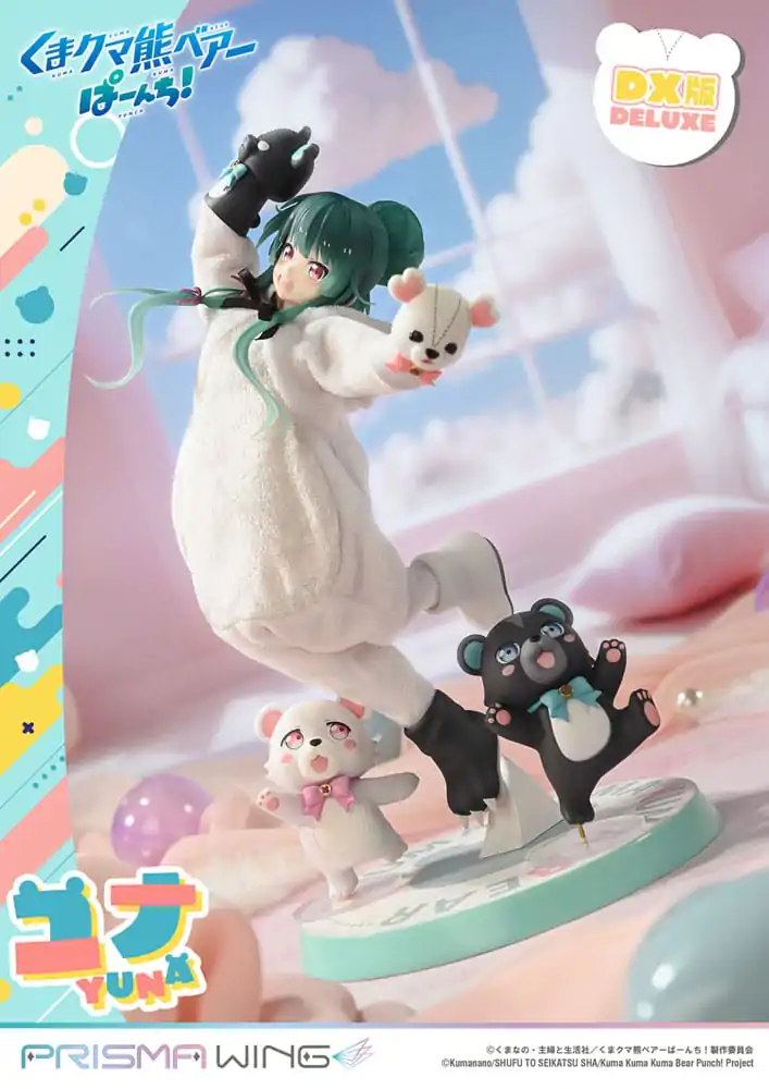 Kuma Kuma Kuma Bear Punch! Prisma Wing PVC Socha 1/7 Yuna Deluxe verze 28 cm fotografii produktu