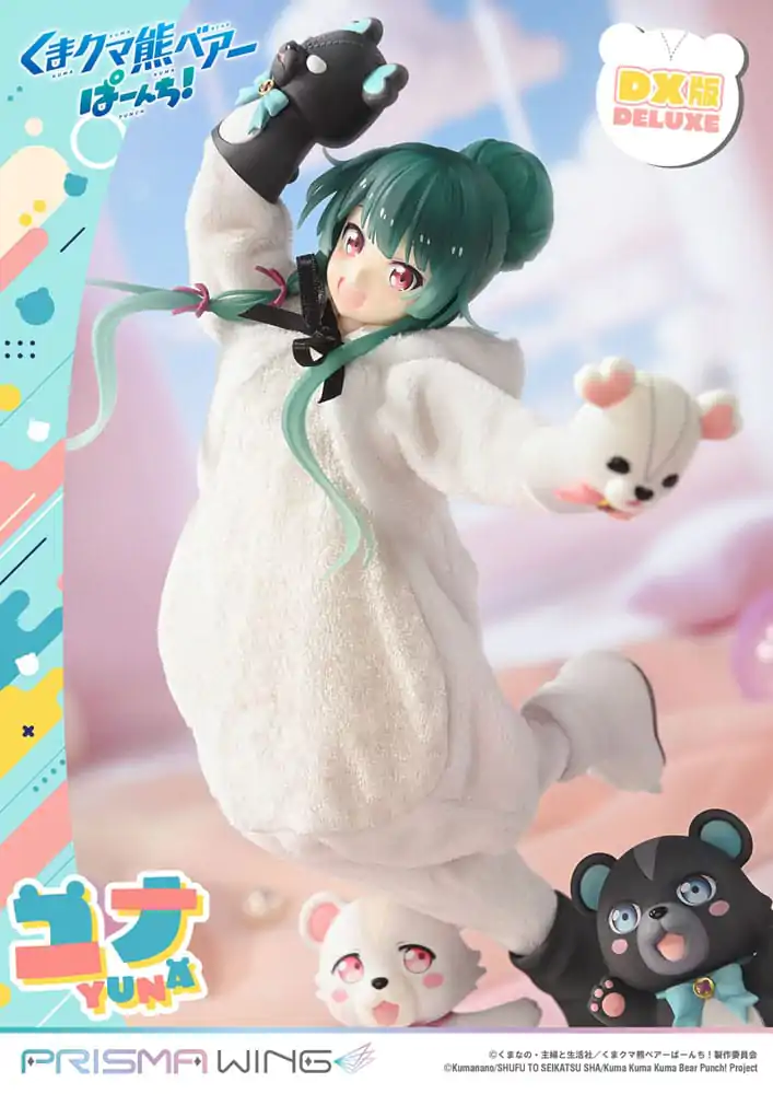 Kuma Kuma Kuma Bear Punch! Prisma Wing PVC Socha 1/7 Yuna Deluxe verze 28 cm fotografii produktu