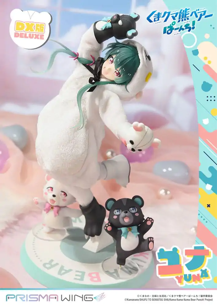 Kuma Kuma Kuma Bear Punch! Prisma Wing PVC Socha 1/7 Yuna Deluxe verze 28 cm fotografii produktu