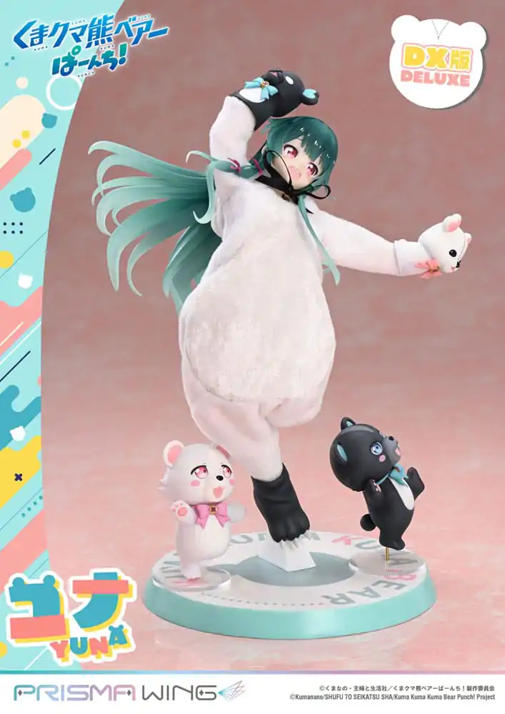 Kuma Kuma Kuma Bear Punch! Prisma Wing PVC Socha 1/7 Yuna Deluxe verze 28 cm fotografii produktu