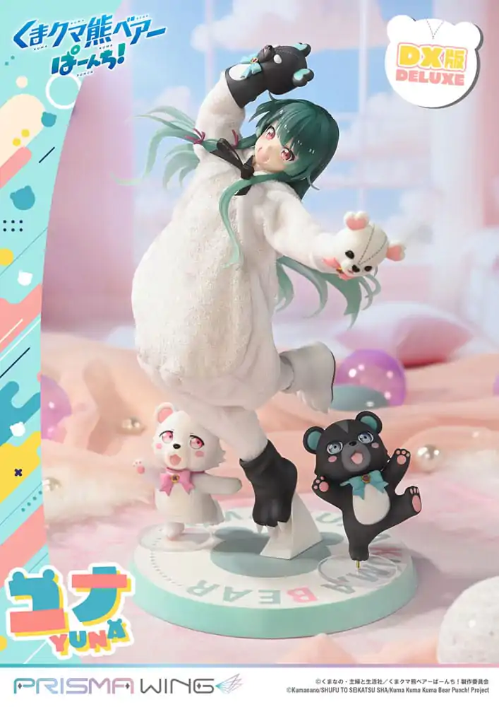 Kuma Kuma Kuma Bear Punch! Prisma Wing PVC Socha 1/7 Yuna Deluxe verze 28 cm fotografii produktu