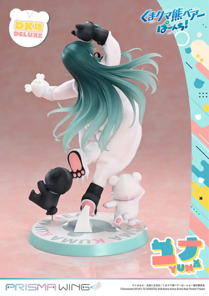 Kuma Kuma Kuma Bear Punch! Prisma Wing PVC Socha 1/7 Yuna Deluxe verze 28 cm fotografii produktu