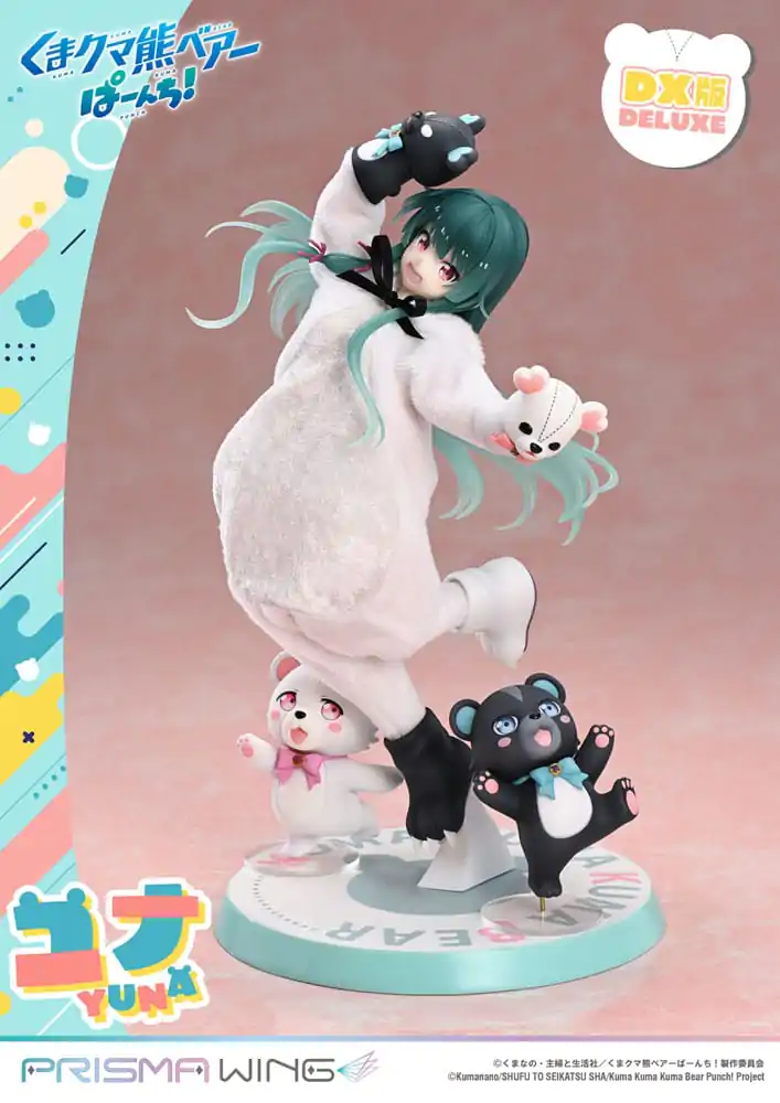 Kuma Kuma Kuma Bear Punch! Prisma Wing PVC Socha 1/7 Yuna Deluxe verze 28 cm fotografii produktu