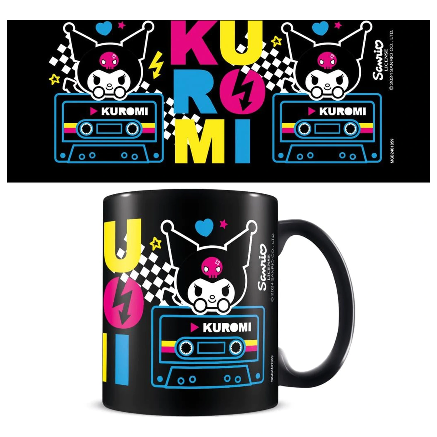 Kuromi Punk Vibes Black Hrnky na kapsle 325 ml fotografii produktu
