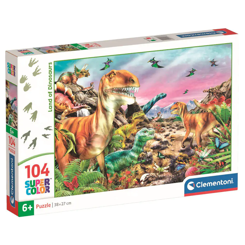 Puzzle Land Of Dinosaurs 104 dílků fotografii produktu