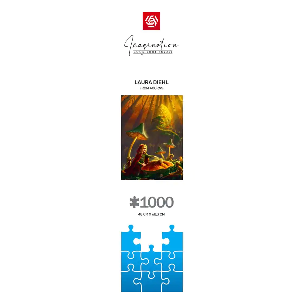 Laura Diehl Imagination Puzzle Skládačka z Žaludů (1000 dílků) fotografii produktu