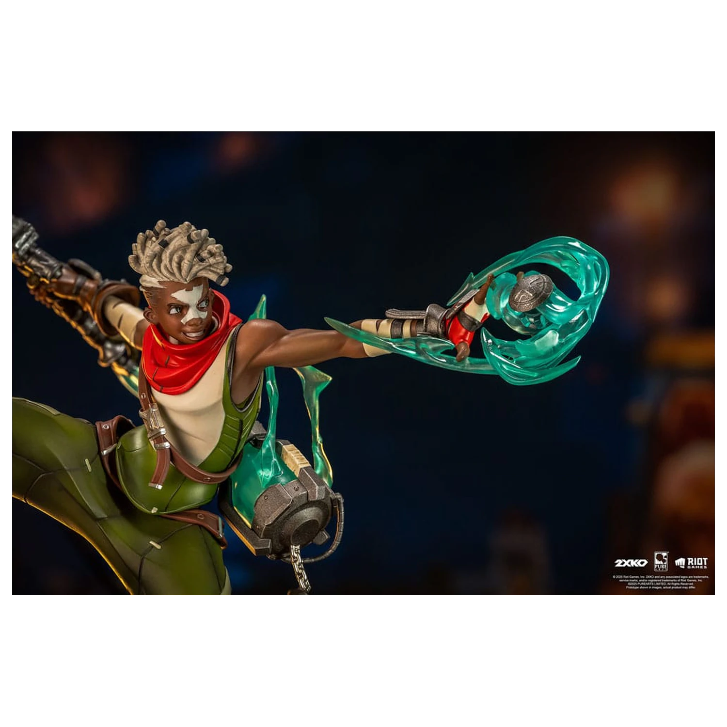 League of Legends Soška 1/10 2XKO Ekko & Ahri Diorama 30 cm fotografii produktu