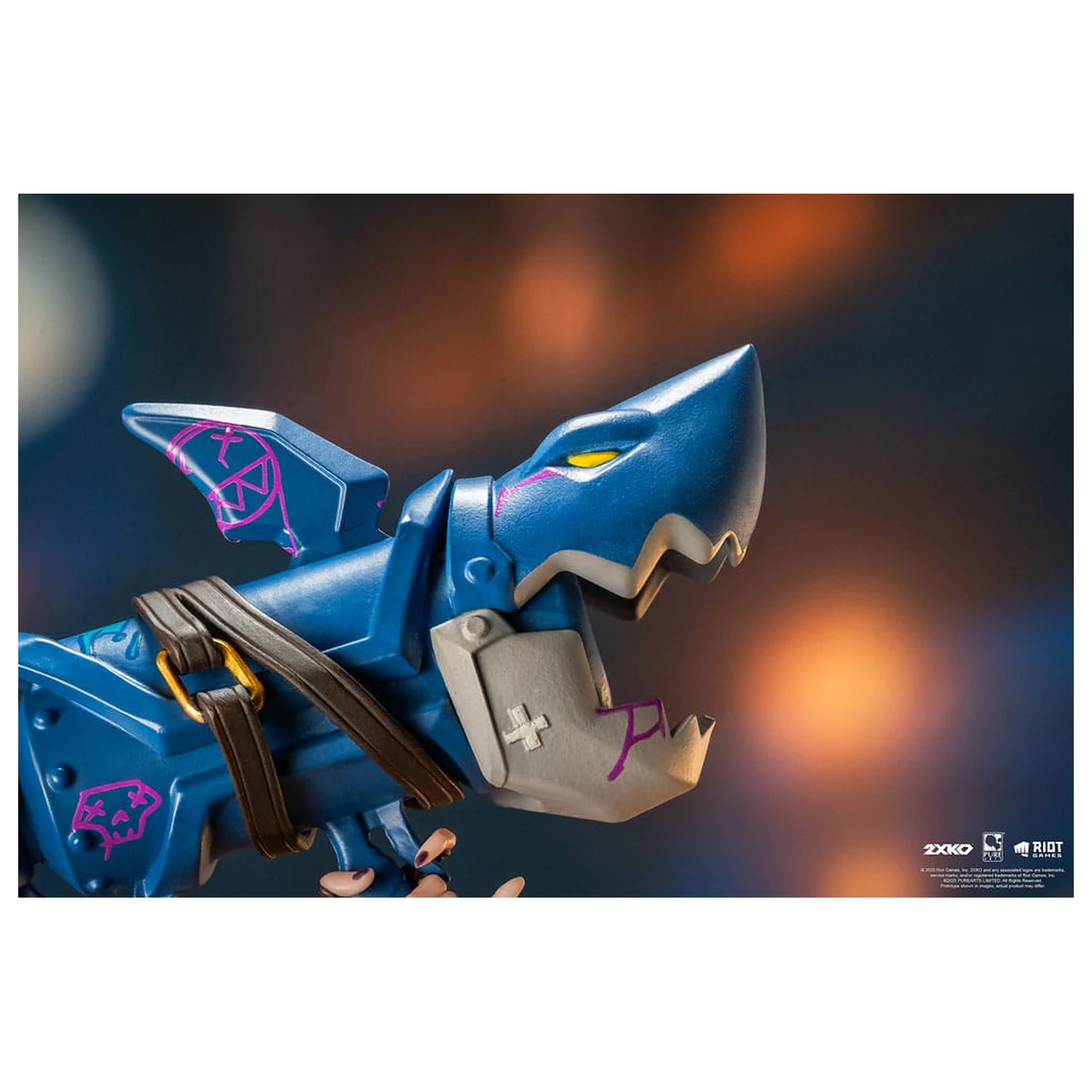 League of Legends Socha 1/10 2XKO Jinx & Warwick Dioráma 37 cm fotografii produktu