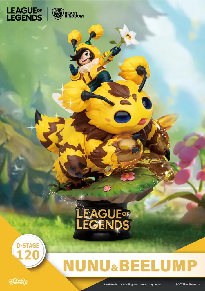 League of Legends PVC Diorama Set Nunu &amp; Beelump &amp; Heimerstinger 16 cm fotografii produktu