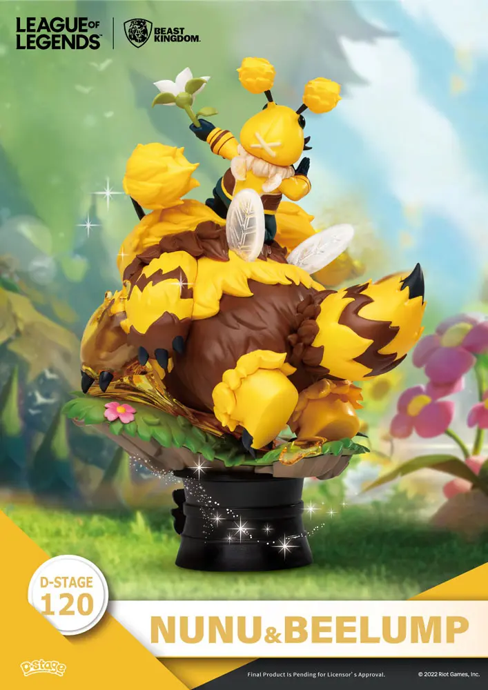League of Legends PVC Diorama Set Nunu &amp; Beelump &amp; Heimerstinger 16 cm fotografii produktu