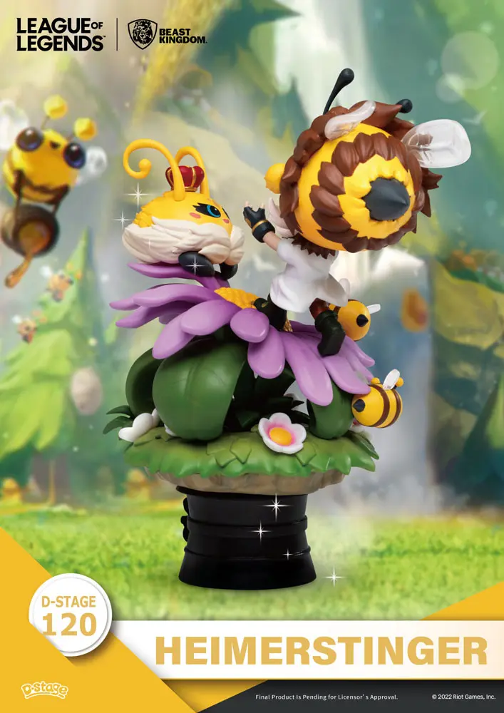 League of Legends PVC Diorama Set Nunu &amp; Beelump &amp; Heimerstinger 16 cm fotografii produktu